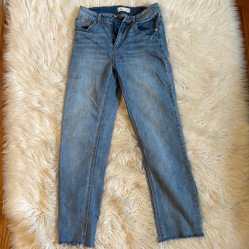 Straight leg jeans